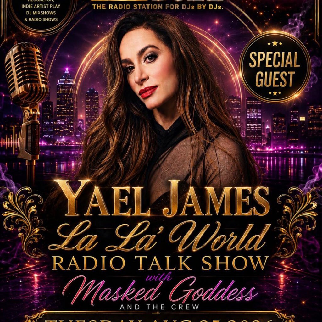 INVITING YOU TO JOIN YAEL JAMES' 1st USA INTERVIEW with KQBE BLAZIN 318 THE BUZZ. TUESDAY AUGUST 25, 2026. AT 7PM CST/8P EST/5PM PST TUNE IN TO CATCH THIS SPECIAL INTERVIEW AND THE PREMIER OF "TOO BLIND OF LOVIN'" & "MIDNIGHT LULLABY".