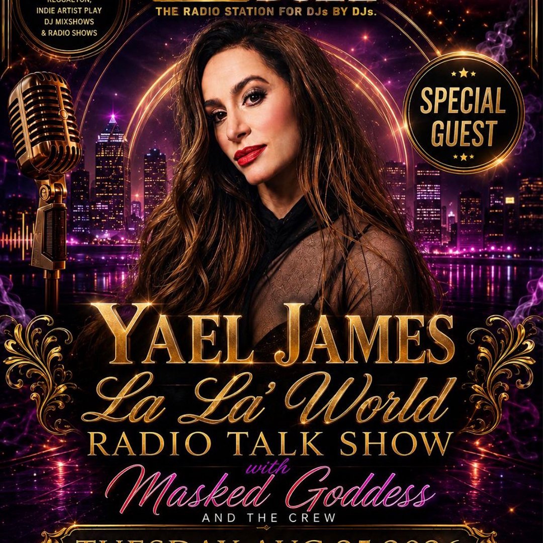 INVITING YOU TO JOIN YAEL JAMES' 1st USA INTERVIEW with KQBE BLAZIN 318 THE BUZZ. TUESDAY AUGUST 25, 2026. AT 7PM CST/8P EST/5PM PST TUNE IN TO CATCH THIS SPECIAL INTERVIEW AND THE PREMIER OF "TOO BLIND OF LOVIN'" & "MIDNIGHT LULLABY".